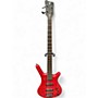 Used Warwick Corvette 4 String Trans Crimson Red Electric Bass Guitar Trans Crimson Red