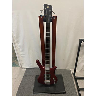 Warwick Used Warwick Corvette 4 String Trans Red Electric Bass Guitar