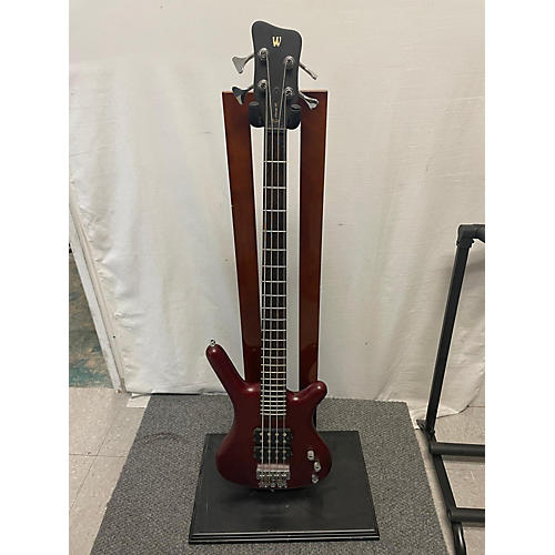 Warwick Used Warwick Corvette 4 String Trans Red Electric Bass Guitar Trans Red