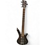 Used Warwick Corvette 5 String BLACK Electric Bass Guitar BLACK