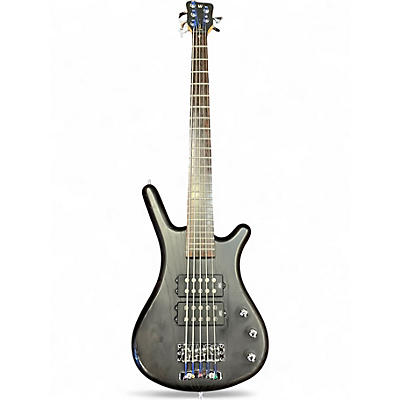 Used Warwick Corvette 5 String Black Electric Bass Guitar