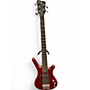 Used Warwick Corvette 5 String Red Electric Bass Guitar Red