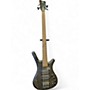 Used Warwick Corvette $$ Black Electric Bass Guitar Black