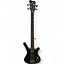 Used Warwick Corvette Double Buck 4 String Black Electric Bass Guitar Black