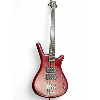Used Warwick Corvette Double Buck 4 String Cherry Electric Bass Guitar