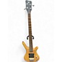 Used Warwick Corvette Double Buck 4 String Natural Electric Bass Guitar Natural