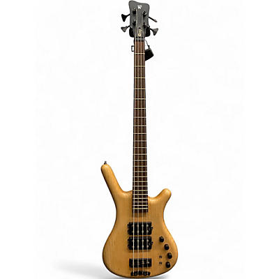 Used Warwick Corvette Double Buck 4 String Natural Electric Bass Guitar