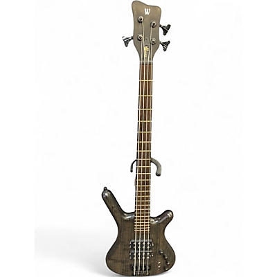 Used Warwick Corvette Double Buck 4 String Nirvana Black Electric Bass Guitar