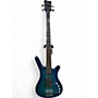 Used Warwick Corvette Double Buck 4 String Ocean Blue Burst Electric Bass Guitar Ocean Blue Burst