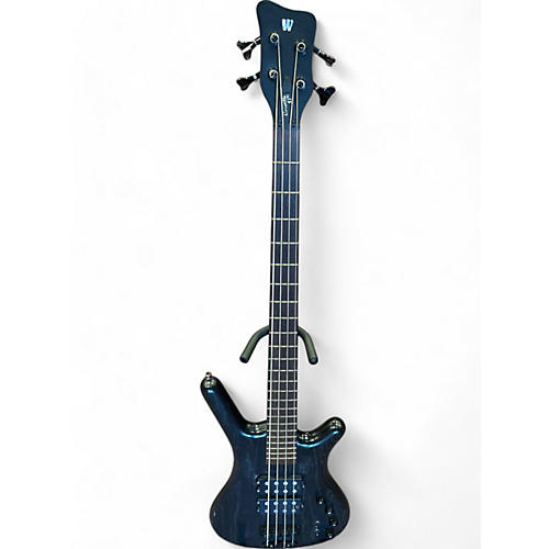 Warwick Used Warwick Corvette Double Buck 4 String Trans Black Electric Bass Guitar Trans Black