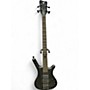 Used Warwick Corvette Double Buck 4 String Trans Black Electric Bass Guitar Trans Black