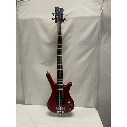 Warwick Used Warwick Corvette Double Buck 4 String Wine Red Electric Bass Guitar Wine Red