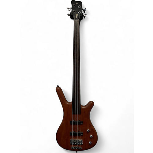 Warwick Used Warwick Corvette STD Fretless Brown Electric Bass Guitar Brown