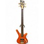 Used Warwick FNA Jazzman 4 String Amber Electric Bass Guitar Amber