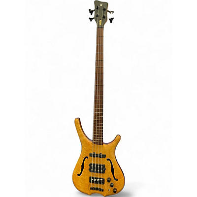 Used Warwick INIFINITY 4 B.E. SEMI HOLLOW Natural Electric Bass Guitar