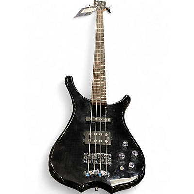 Used Warwick Infinity 4 String Trans Black Electric Bass Guitar