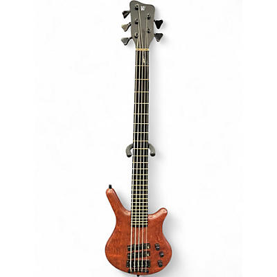 Used Warwick Masterbuilt Thumb NT 5-String Natural Electric Bass Guitar