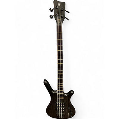 Used Warwick Pro Series Standard Corvette 4 String Black Electric Bass Guitar