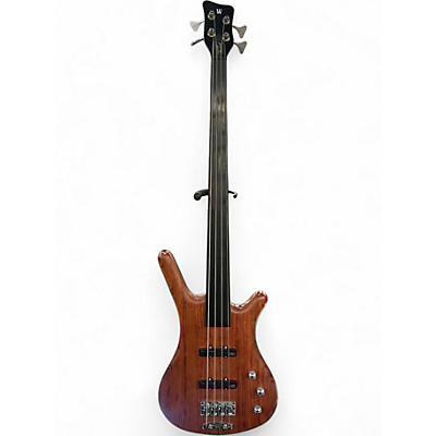 Used Warwick Pro Series Standard Corvette 4 String Fretless BUBINGA Electric Bass Guitar