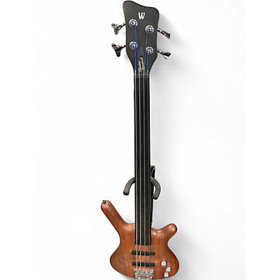 Used Warwick Pro Series Standard Corvette 4 String Fretless Bubinga Electric Bass Guitar