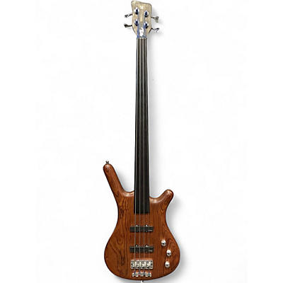 Used Warwick Pro Series Standard Corvette 4 String Fretless Bubinga Electric Bass Guitar