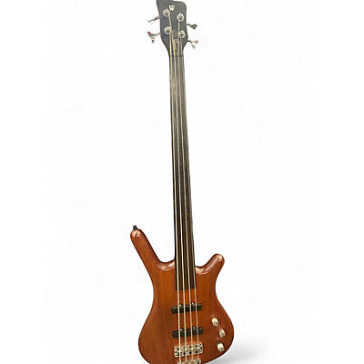 Used Warwick Pro Series Standard Corvette 4 String NATURAL/BUBINGA Electric Bass Guitar
