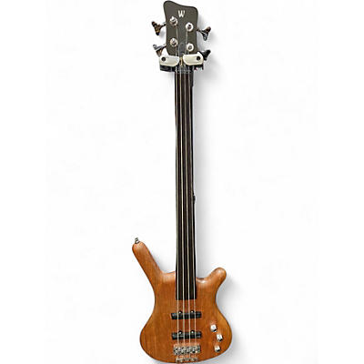Used Warwick Pro Series Standard Corvette 4 String Walnut Electric Bass Guitar