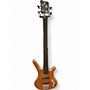 Used Warwick Pro Series Standard Corvette 4 String Walnut Electric Bass Guitar Walnut