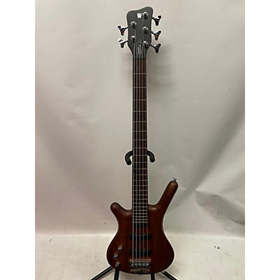 Warwick Used Warwick Pro Series Standard Corvette 5 String LEFT HANDED Natural Electric Bass Guitar