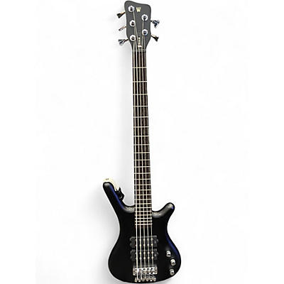 Used Warwick ROCKBASS CORVETTE 5 STRING Black Electric Bass Guitar