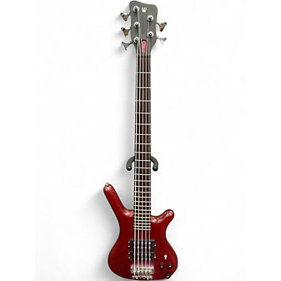 Used Warwick RockBass Corvette 5 String Burgundy Electric Bass Guitar