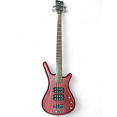 Used Warwick Rockbass Corvette 4 String Red Electric Bass Guitar