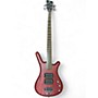 Used Warwick Rockbass Corvette 4 String Red Electric Bass Guitar Red