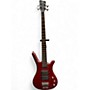 Used Warwick Rockbass Corvette $$ Double Buck Cherry Electric Bass Guitar Cherry