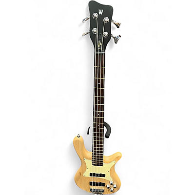 Used Warwick STREAMER CV Natural Electric Bass Guitar