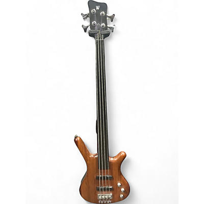 Warwick Used Warwick Standard Corvette 4 String Fretless bubinga Electric Bass Guitar