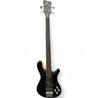 Used Warwick Streamer LX 4 String Black Electric Bass Guitar