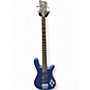 Used Warwick Streamer LX 4 String Blue Electric Bass Guitar Blue