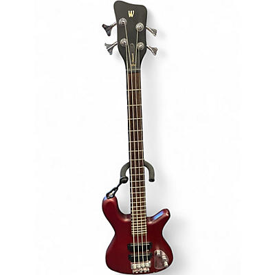 Used Warwick Streamer Rock Bass dark red Electric Bass Guitar
