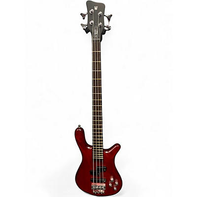 Used Warwick Streamer Stage I 4 String Burgundy Electric Bass Guitar