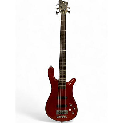 Used Warwick Streamer Stage I 5 String Burgundy Electric Bass Guitar