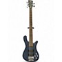 Used Warwick Streamer Standard 5 BLUE Electric Bass Guitar BLUE