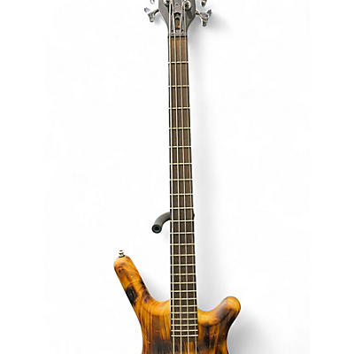 Used Warwick TEAMBUILT CORVETTE $$ NATURAL Electric Bass Guitar