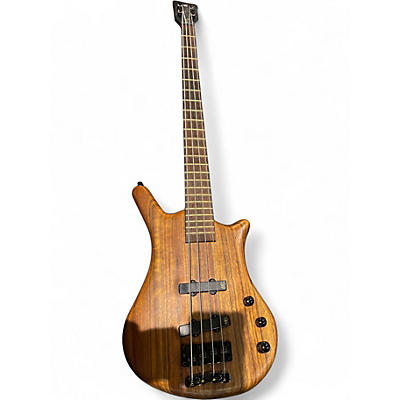 Used Warwick Thumb 4 String Bolt-On Walnut Electric Bass Guitar