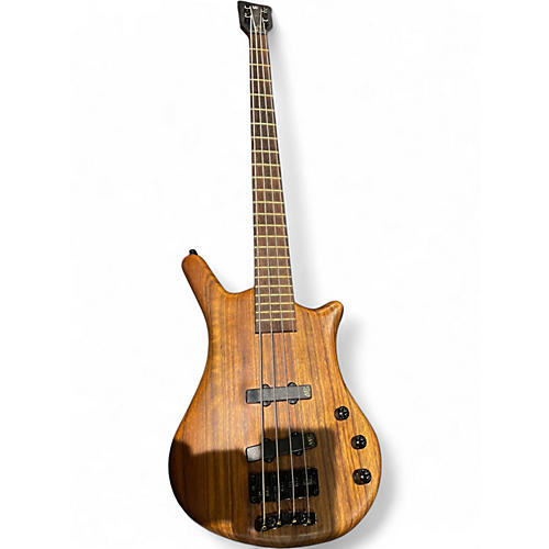 Used Warwick Thumb 4 String Bolt-On Walnut Electric Bass Guitar Walnut