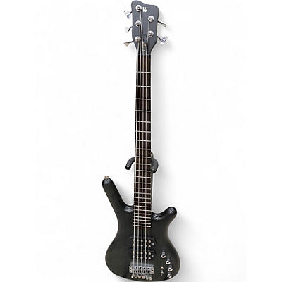 Used Warwick corvette $$ pro series nirvana black transparent satin Electric Bass Guitar