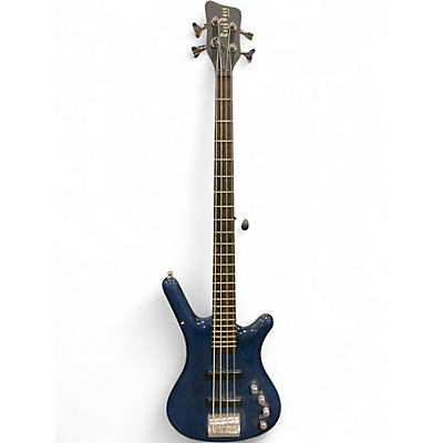 Used Warwick rockbass corvette Blue Electric Bass Guitar
