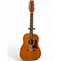 Used Wasburn D-25S-12N Amber 12 String Acoustic Guitar Amber