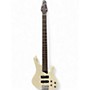 Used Washburn 5 String Olympic White Electric Bass Guitar Olympic White