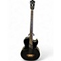 Used Washburn AB-10 Black Acoustic Bass Guitar Black